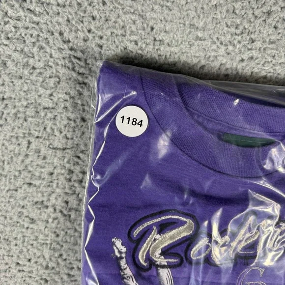 Vintage Colorado Rockies T-Shirt Mens XL Purple 90s MLB Baseball USA - Picture 10 of 10